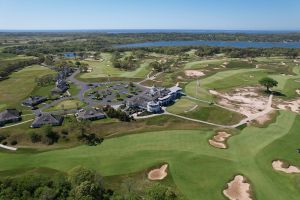 Sebonack 1st And Clubhouse Aerial